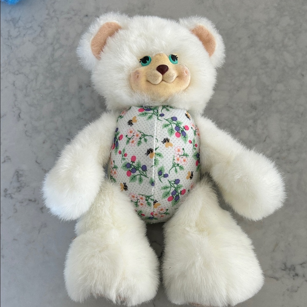 Fisher-Price BerryBeth White Plush Toy with Pink Accents